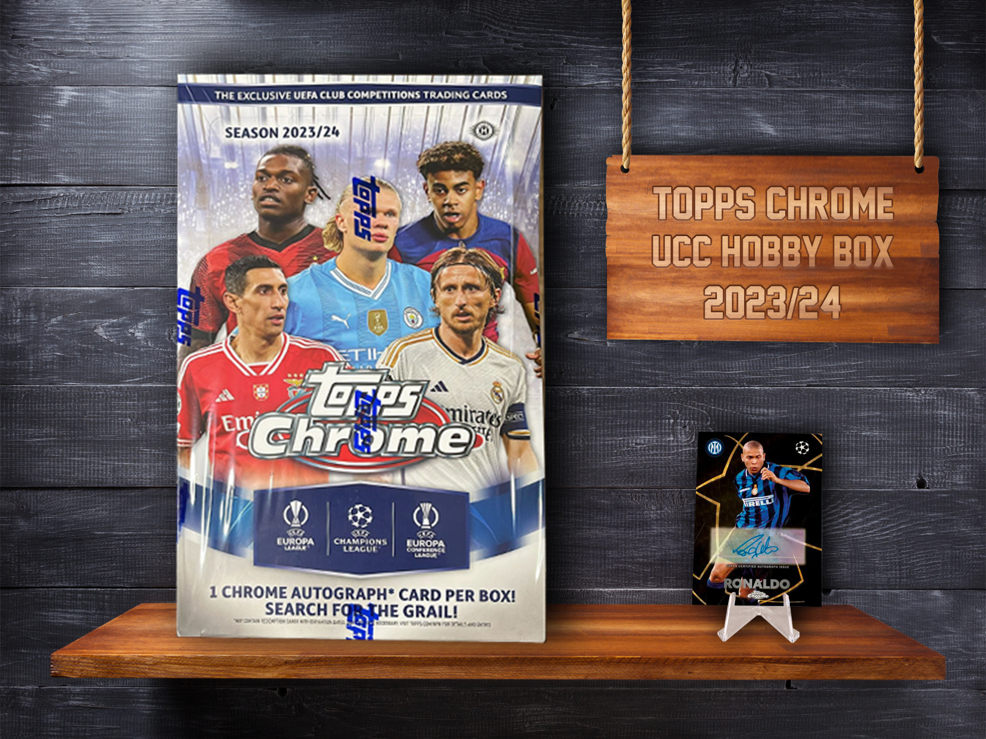 TOPPS UEFA CLUB COMPETITIONS CHROME 2023/24 HOBBY BOX