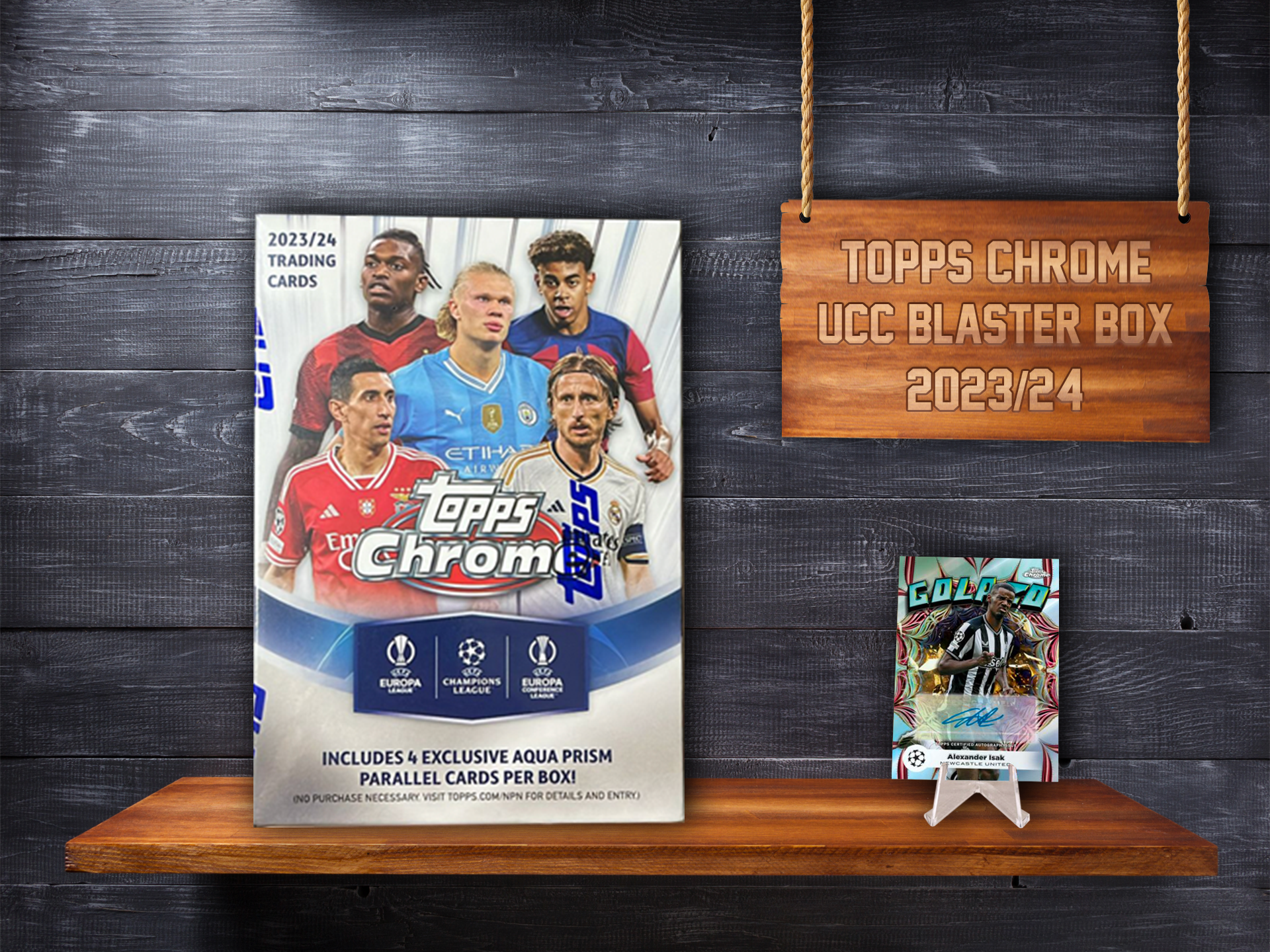 TOPPS UEFA CLUB COMPETITIONS CHROME 2023/24 BLASTER BOX