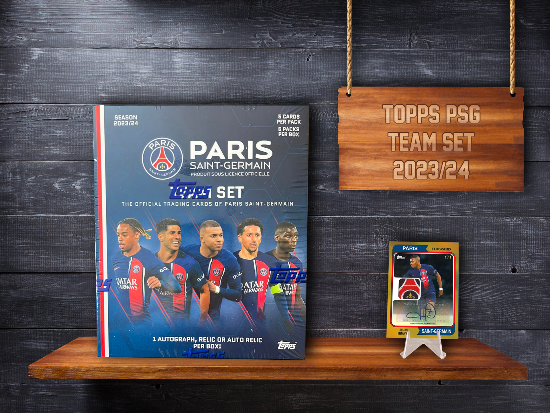 TOPPS PARIS SAINT-GERMAIN TEAM SET 2023/24